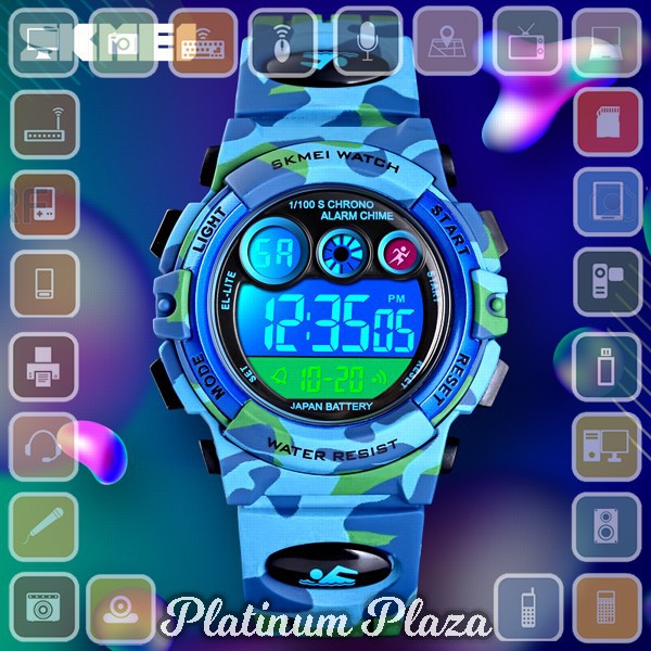 SKMEI Kids Jam Tangan Digital Anak - 1547 - Camouflage`2H1H71-