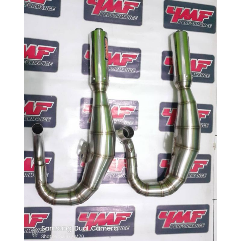 Knalpot Vespa YMF performance stainless JL copy