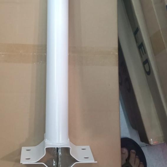 ☇ Tiang PJu solar panel / Tiang PJu 2" putih ♜