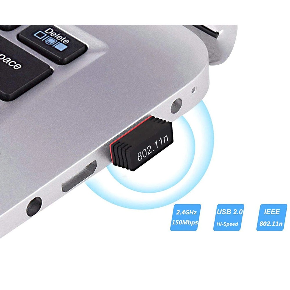 MINI USB Dongle WIFI STB Mediatek MT7601 Receiver Wireless 150Mbps untuk matrik tanaka pantesat dll