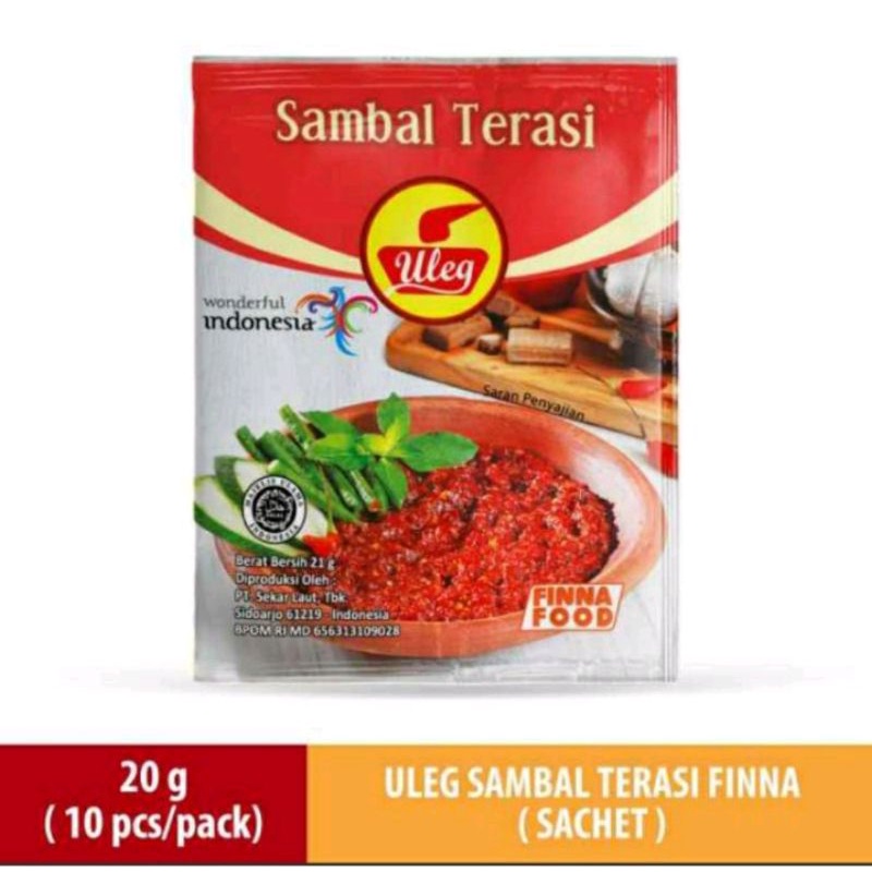 Finna Sambal Uleg Terasi 10 x 20gr