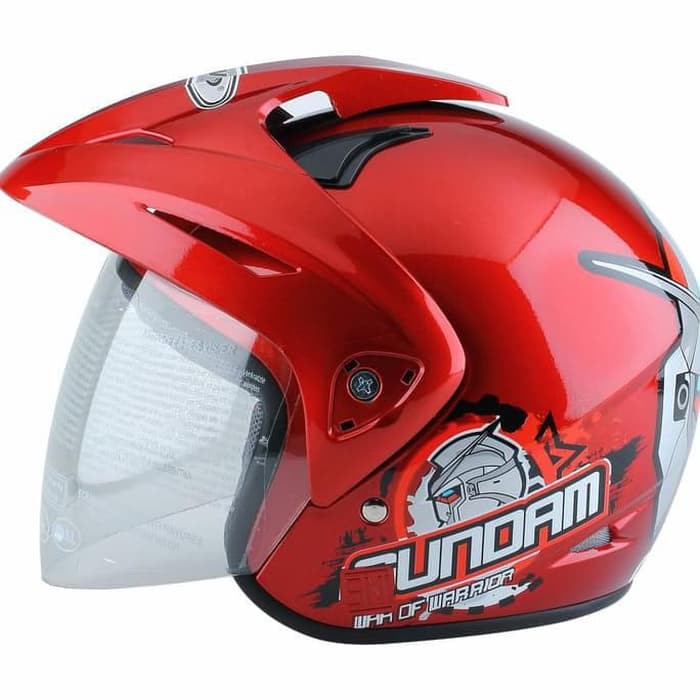 HELM ANAK - HELMET KIDS PET - GUNDAM 3 - HELM ANAK - HELM SNI