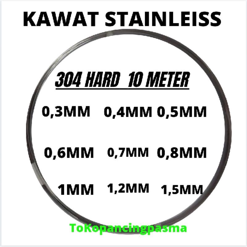 Kawat stainless hard 304