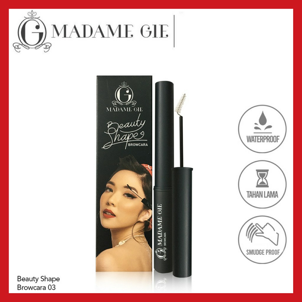 Madame Gie Beauty Shape Browcara Brow Mascara - MakeUp Mascara Alis