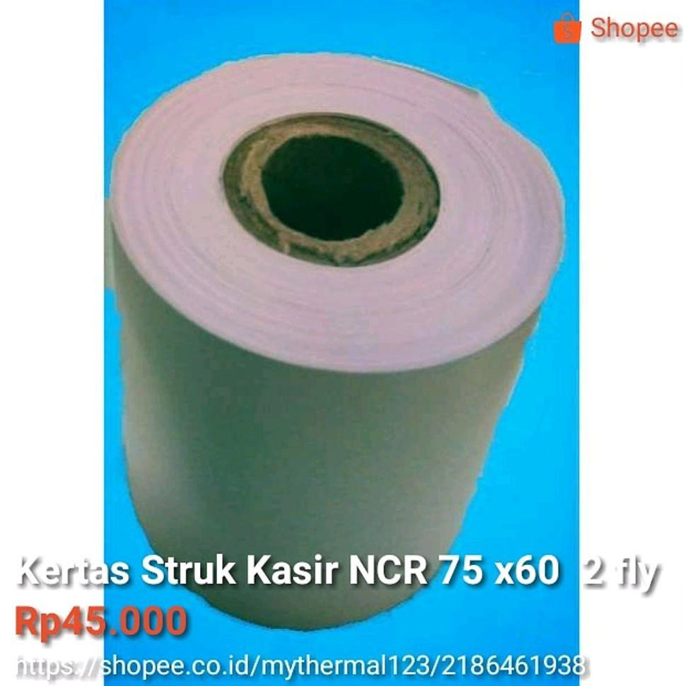 

Kertas Struk kasir HVS 1 fly 75 x 60