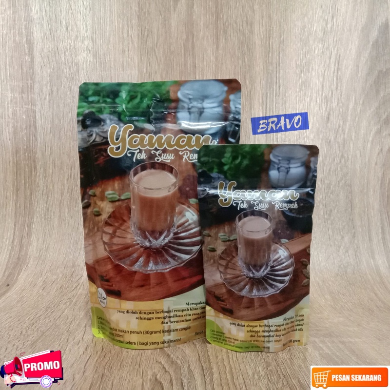 

Teh Susu Rempah YAMAN 250gr Teh Susu Rempah YAMAN 100gr