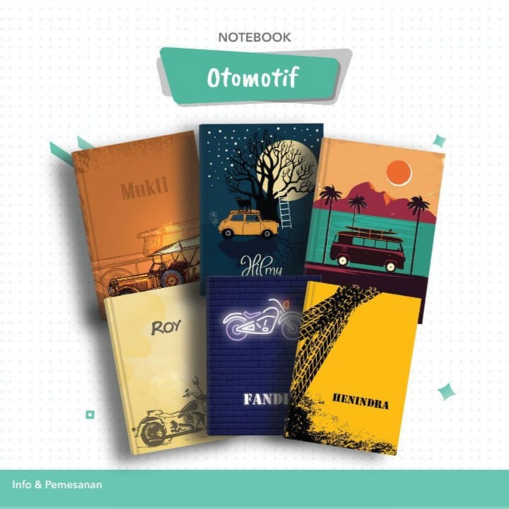 

Notebook Custom Nama Vintage Indie Otomotif | Jurnal | Diary | Buku Agenda | Notes
