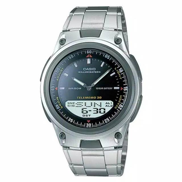 cara setting jam casio illuminator telememo 30