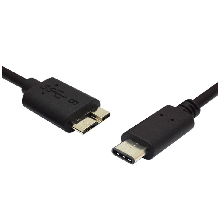 USB 3.1 Type C to USB 3.0 Micro B Data Cable - OMUA5WBK Black