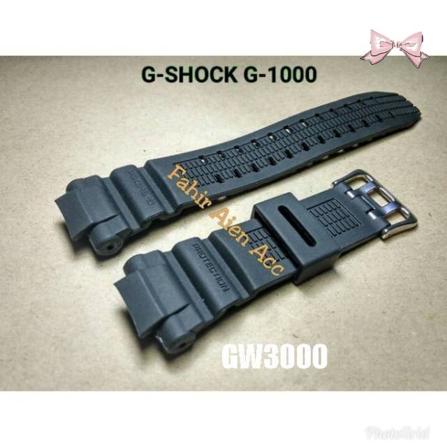 STRAP TALI JAM CASIO G-SHOCK GW3000 GW3500 GW-3000 GW-3500 RUBBER STRAP TALIJAM