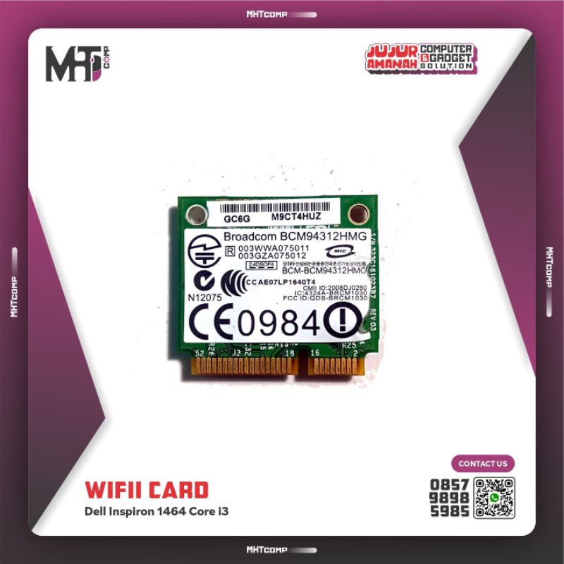 Wifii Card Dell Inspiro 1464