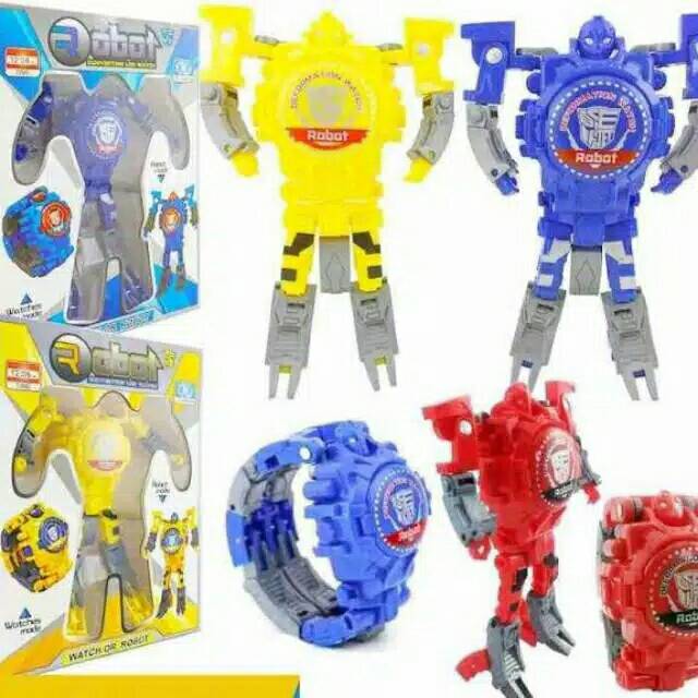 Jam Tanga Pria Anak Anak Robot  Unisex