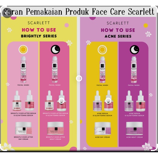 Scarlett Whitening SERUM CREAM FACIAL WASH BPOM 100% ORIGINAL SCARLET SCARLETT BY FELICYA ANGELISTA