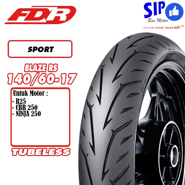 Ban motor sport FDR Blaze RS 140 60 17 Tubeless