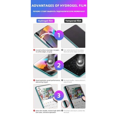 Hydrogel Film For Xiaomi Redmi 6A 7A 7 Redmi 6 Screen Protector Redmi 8 8A 9 6 A 9A 9C NFC 5A 5 Plus 4X s2 Go K20 NOTE 7 9 9S