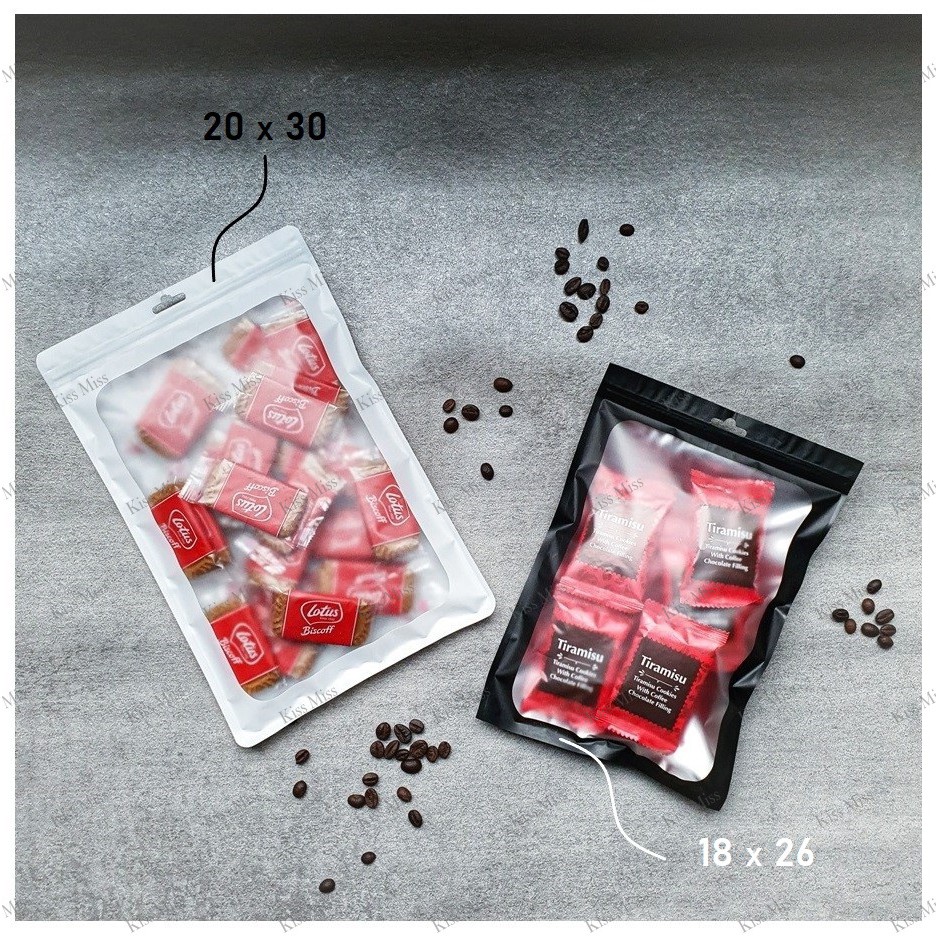 Sachet GANTUNG pouch - 7x10 - kemasan aksesoris - cincin - perhiasan - biji - bubuk - beads