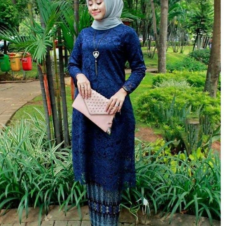 Keluaran Terbaru.. SET KEBAYA  BROKAT  BAJU KURUNG/  KEBAYA TUNIK BROKAT/ KEBAYA