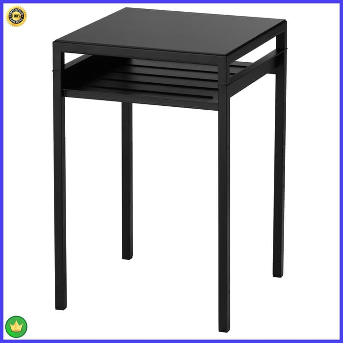 NYBODA - meja samping dg daun mj dpt dibalik hitam/krem