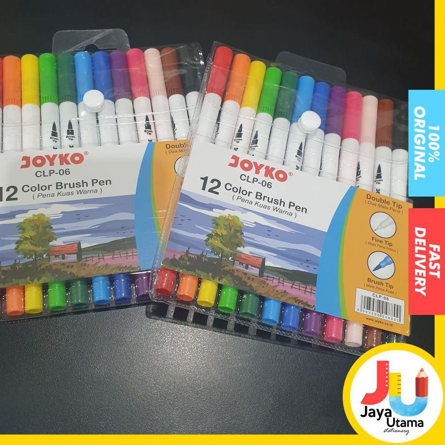 

Telah Hadir.. Joyko Brush Pen 12 Warna (Brush + Pen) CLP-06