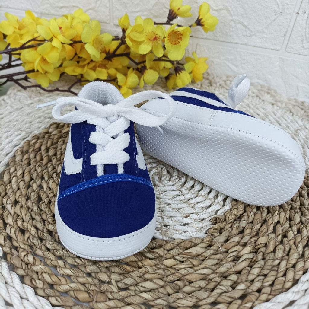 SEPATU PREWALKER BABY BAYI NEWBORN BELAJAR JALAN ANAK 0-12 BLN TALI FP20