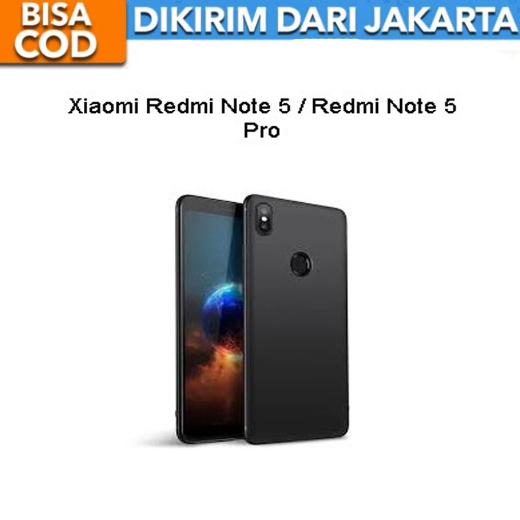 SoftCase Black Matte for Xiaomi Redmi Note 5 / Redmi Note 5 Pro