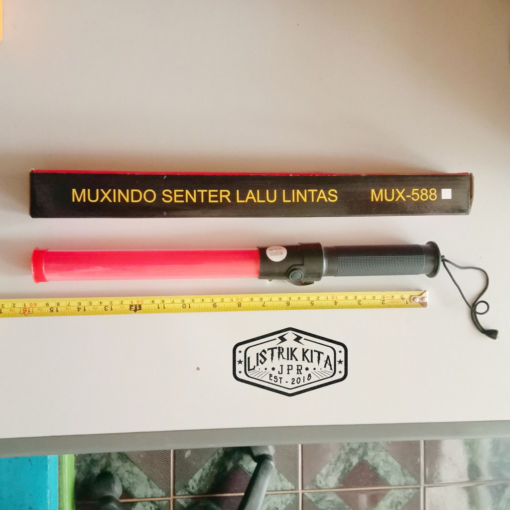 Senter Poliisi, tongkat lalu lintas, senter lalu lintas merk Muxindo