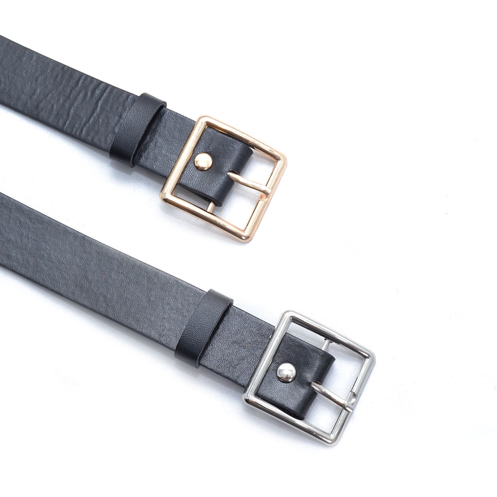 RING BELT KOTAK Ikat Pinggang Wanita Gesper KOTAK Import 809