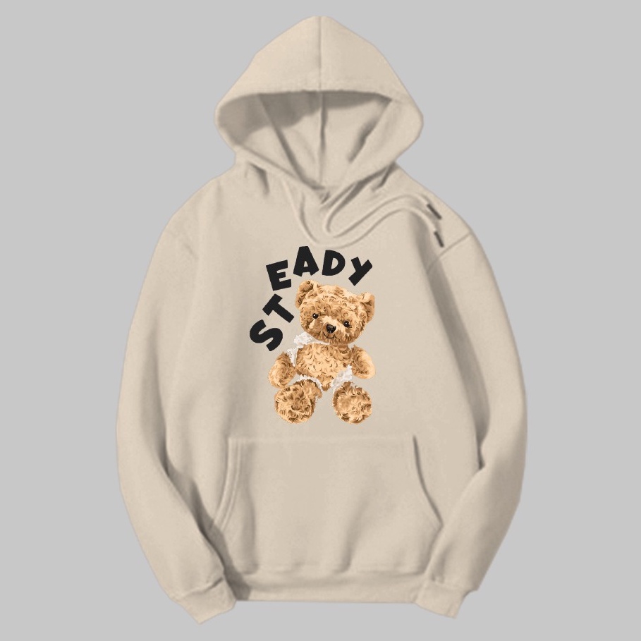 Pro.Coll - Steady Bear Hoodie - Hoodie Beruang Unisex