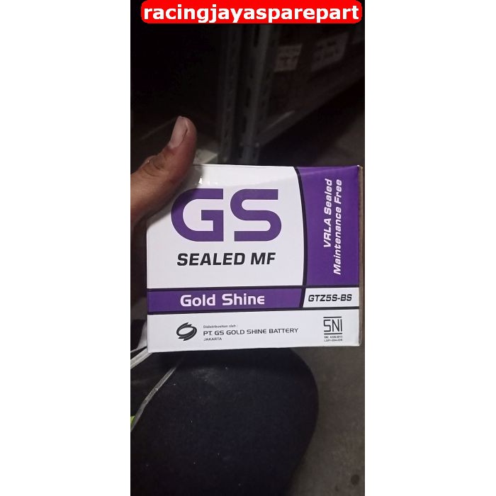 Aki Motor Kering ORIGINAL GS Gold Shine untuk motor beat kharisma mio J fino 12 v 3,5 A