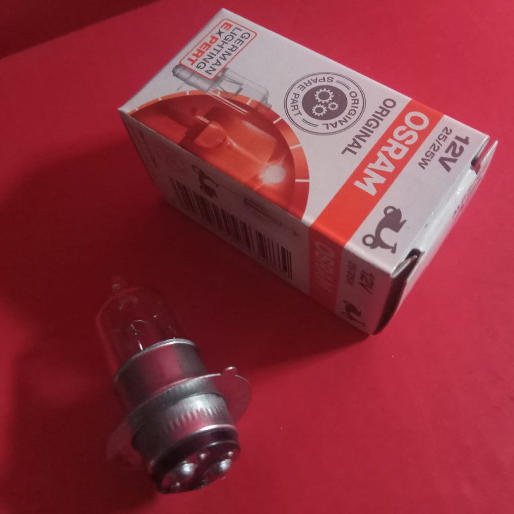 Lampu / Dop Depan Motor Bebek Halogen Osram 12v-25w [ HRD Variasi ]