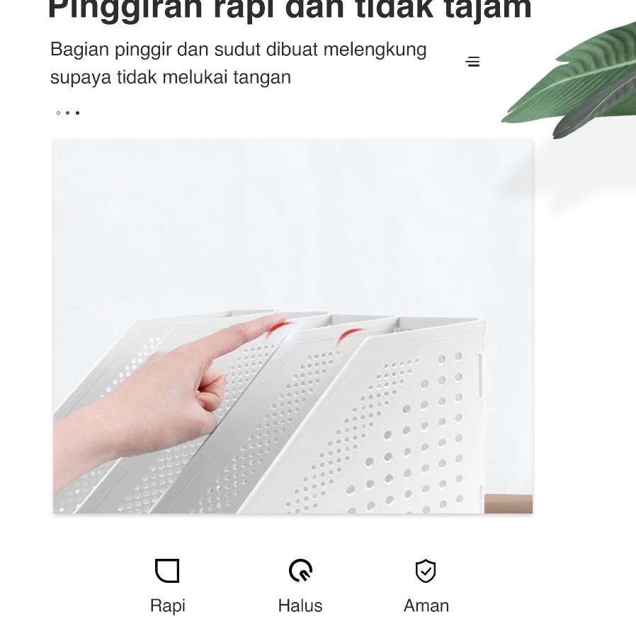 

Terlaris dan Termurah!!Deli File Tray / Rak Box File Fleksibel Bahan Plastik 4 Sekat 78996