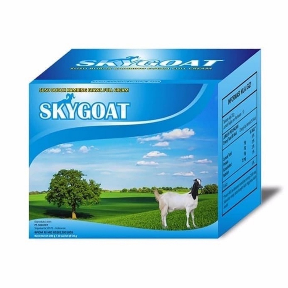 

Susu Kambing Etawa Sky Goat Bubuk Krim Rasa Vanila