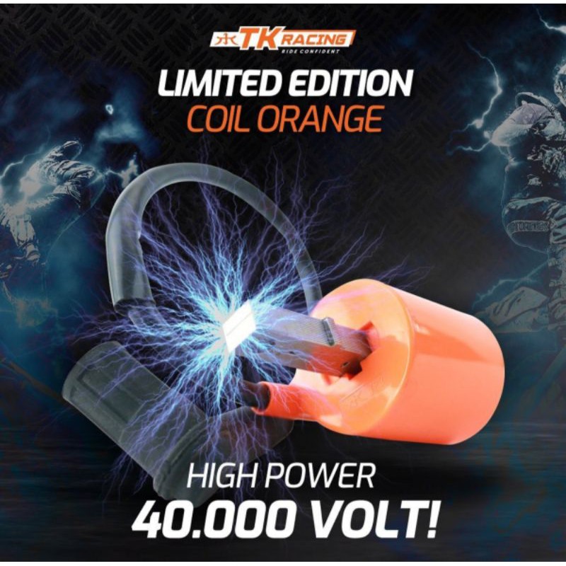 Koil - Coil Pengapian TK Racing (Orange) Universal Jupiter Vega Mio Beat Vario RX King Tiger Dll