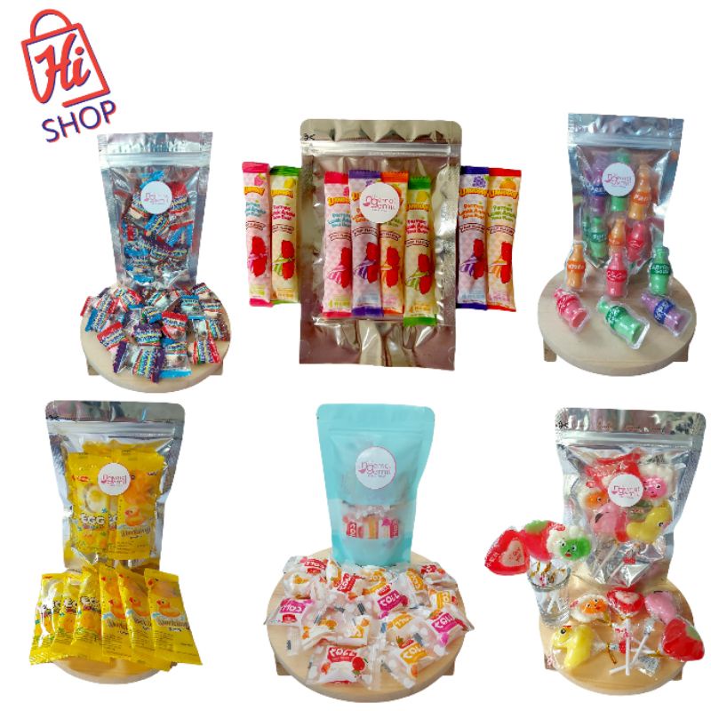 

Aneka Permen Tiup Susu Lolipop Rush Sugar Marshmallow Gummy Jelly Puding Kualitas Premium