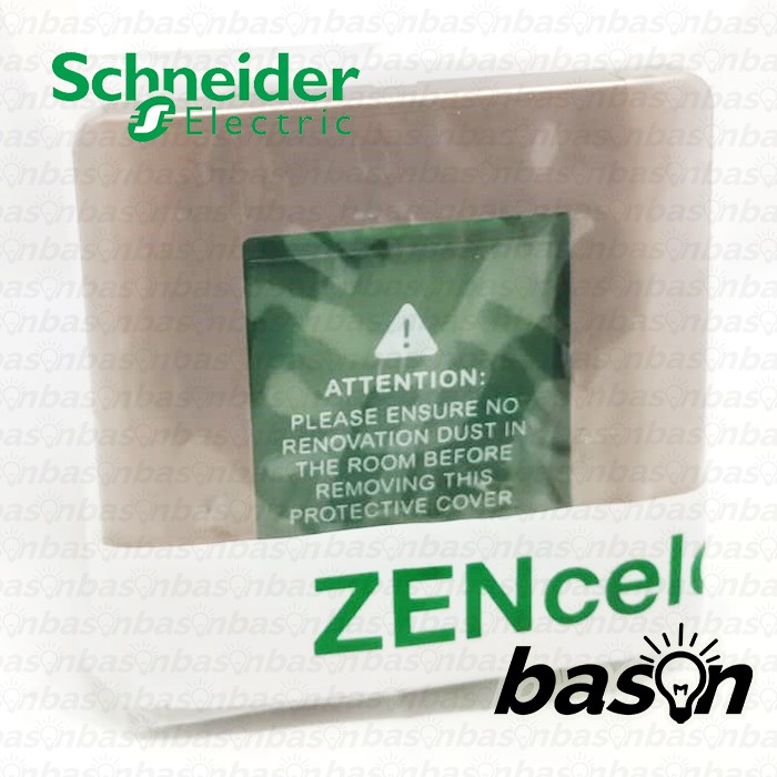 SCHNEIDER ZENcelo 1 Gang 1 Way - Saklar 1 Tombol 1 Arah - Full Flat Switch - Saklar Datar