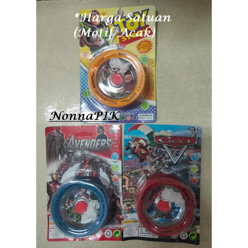 Yoyo Full Besi Warna Karakter