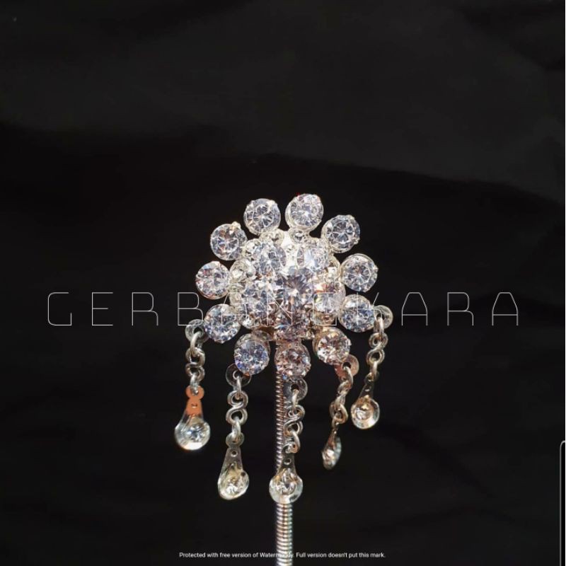 Mentul / Kembang Goyang Diamond Zirconia