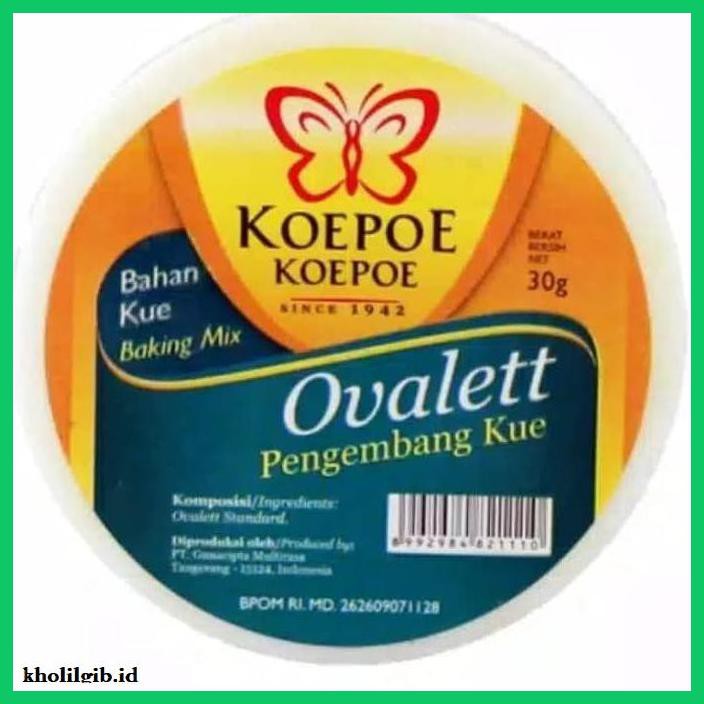 

Redwop-Gnikab- Ovalett / Pengemulsi / Ovalett 30G / Baking Mix -Hallall.