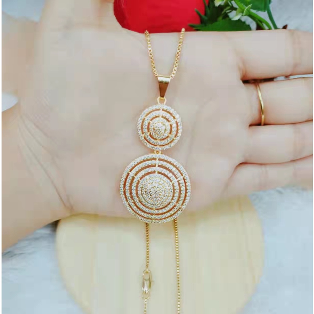 Kalung Xuping Mata Full Lapis Emas Perhiasan Wanita Jewellery L33