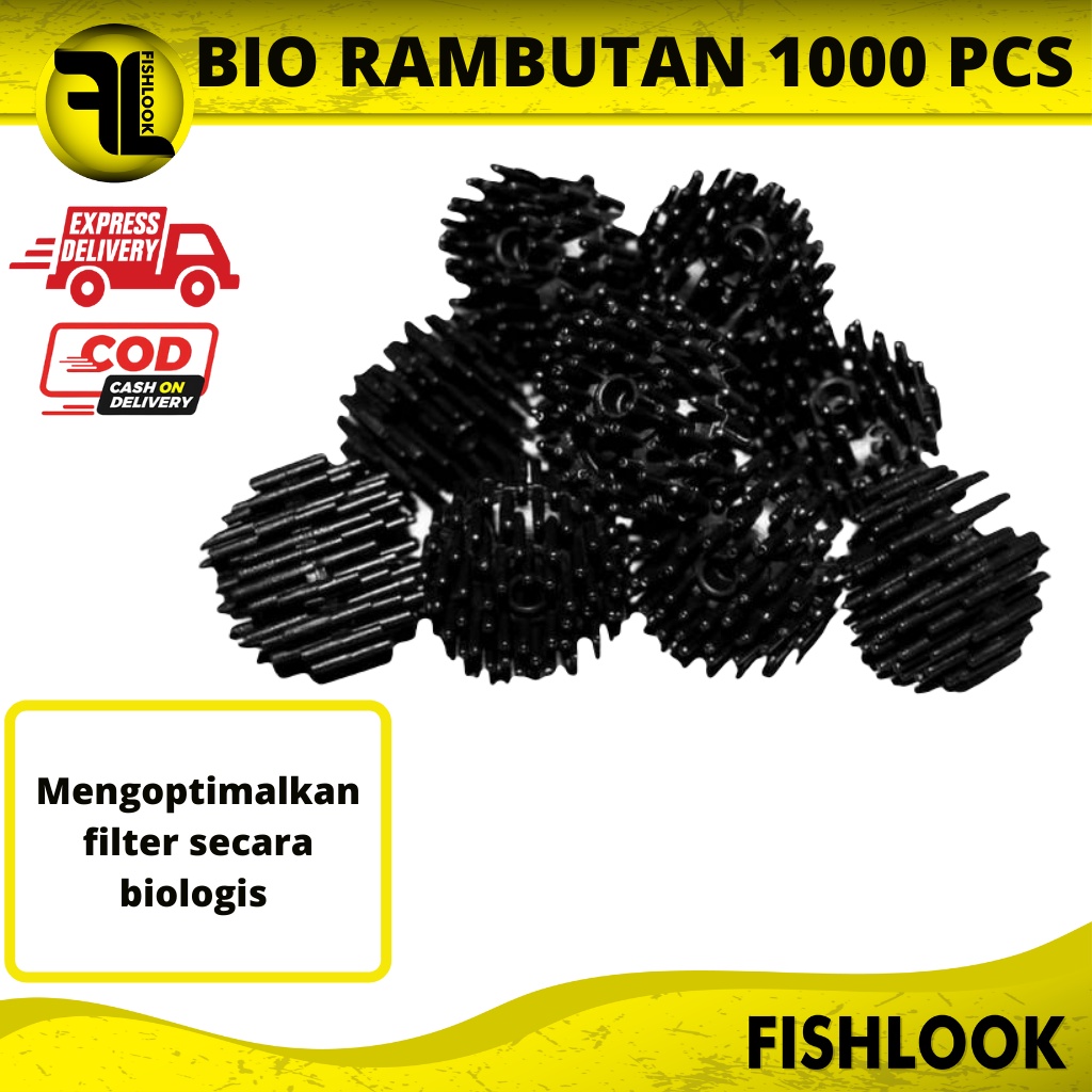 BIO BALL MEDIA FILTER AQUASCAPE AQUARIUM ISI 1000 PCS