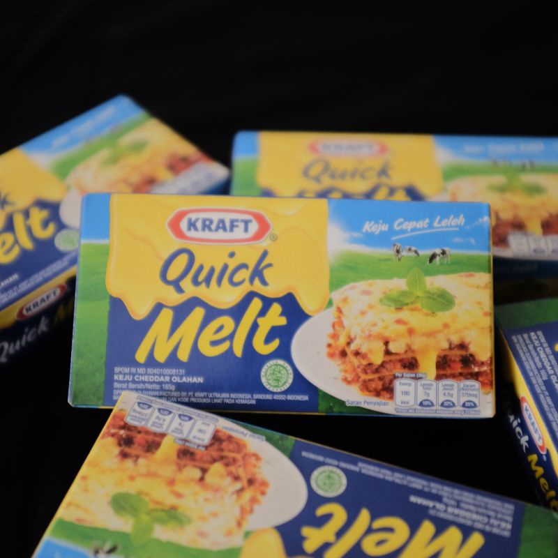 

Keju Kraft Quickmelt Keju Cepat Leleh 165 gr