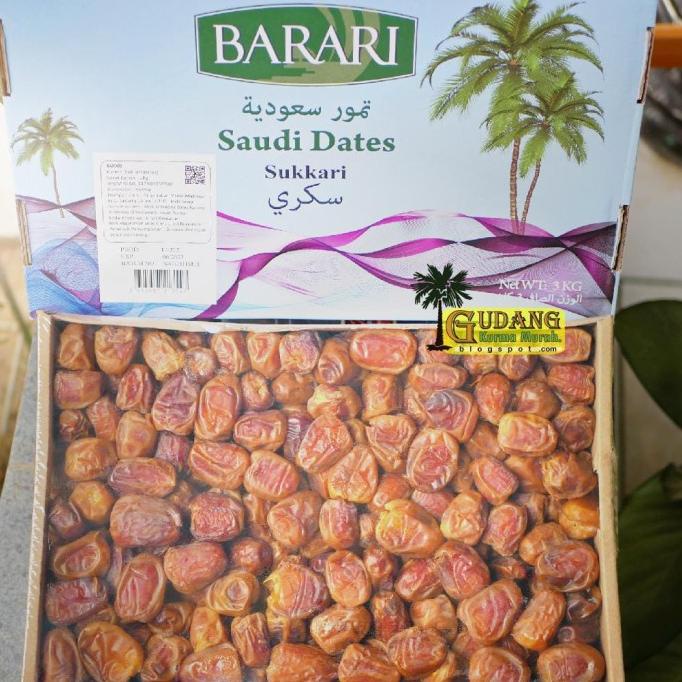 

TERLARIS kurma sukari barari 3 kg/KURMA 1KG/KURMA BARARI/KURMA RUTHOB/KURMA BAM/KURMA PALM FRUIT/KURMA TANGKAI/KURMA AZWA/KURMA SUKKARI/KURMA SAFAWI/KURMA TUNISIA/KURMA MUDA KUNING/KURMA MUDA HIJAU/KURMA MEDJOL/KURMA MADINAH SUPER