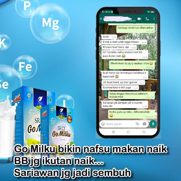 

Terlaris Susu Gemuk Badan Dewasa Susu Penggemuk Badan BPOM Susu Penambah Berat Badan Nafsu Makan GOMILKU SR12 Goat Milk 100% ORI