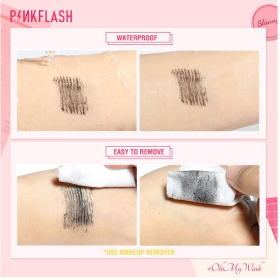 (READY &amp; ORI) Pinkflash Pink Flash Micro Brush Fiber-filled Mascara E10