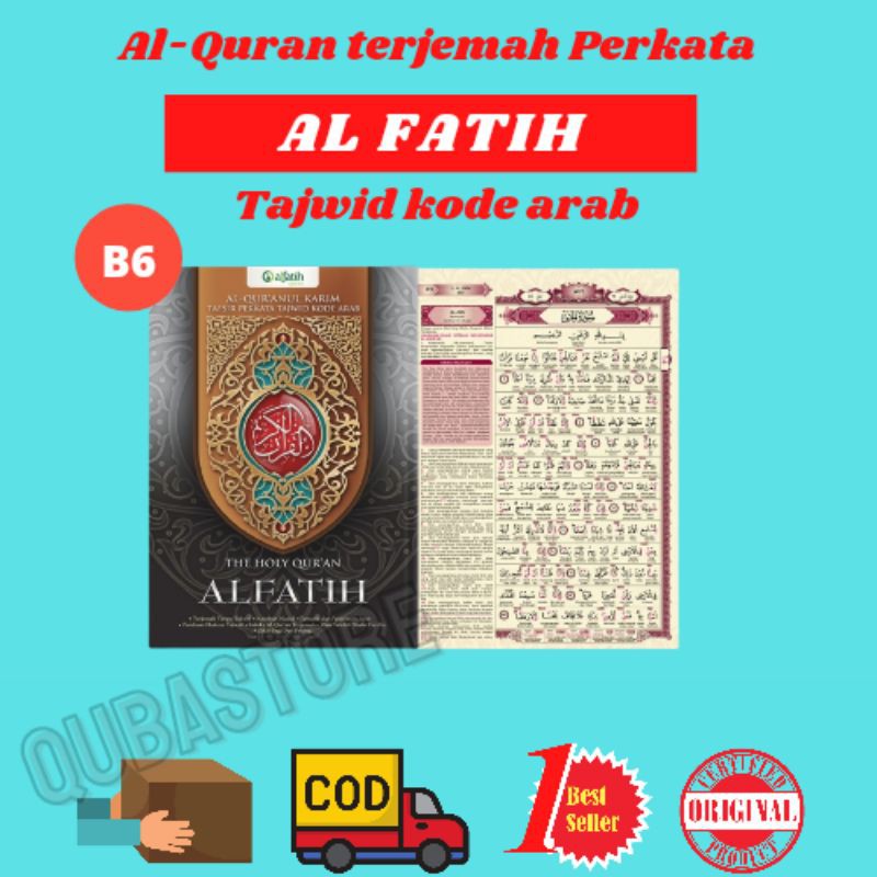 Alquran terjemah Al Fatih ukuran B6