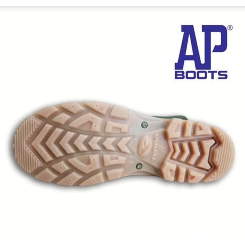 Sepatu Boot AP Terra Eco 3 - Eco 3 Hijau Karet Tinggi Panjang Anti Slip Hijau - AP TERRA ECO 3 HIJAU-2