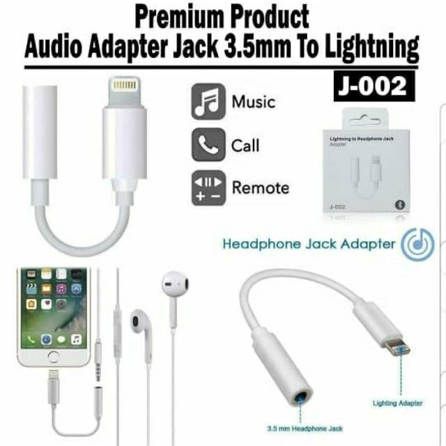 KABEL LIGHTING SAMBUNGAN AUDIO JACK AUDIO CONVERTER IPHONE CABLE