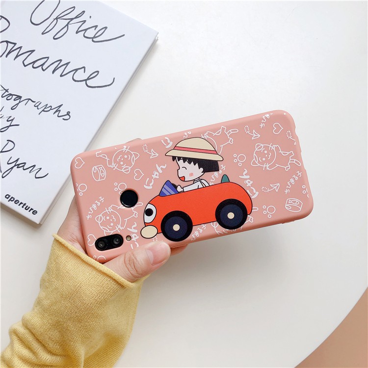 Shinchan printing case iphone samsung oppo vivo asus all type vivo y91 y93 y95 y12 y17 oppo a3s a1k