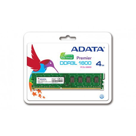 ADATA RAM DDR3L-1600 4GB U-DIMM FOR DESKTOP