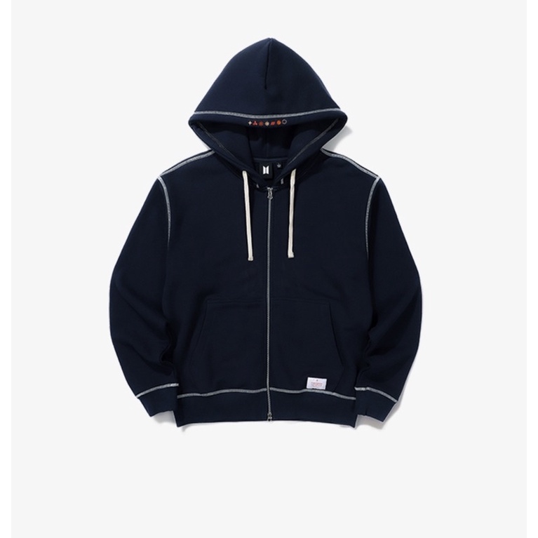 Official zip Up Hoodie BTS PTD Size S [Ready Stock]